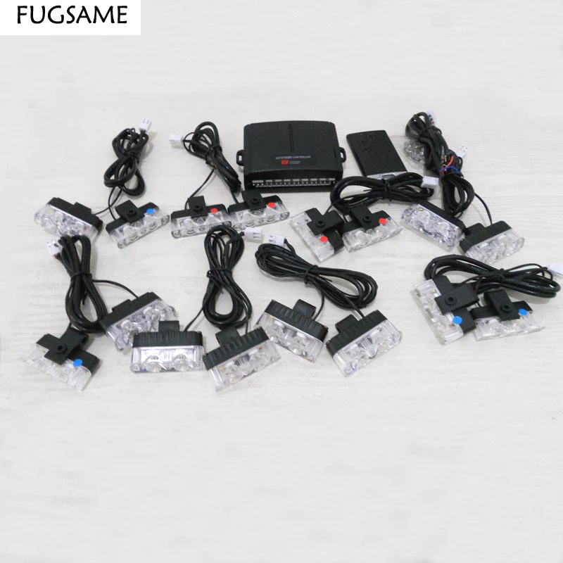 FUGSAME Wireless Led Emergency Strobe Warning Flash High Power 96W Grill Light LightBar 32LEDs
FUGSAME Wireless Led Emergency Strobe Warning Flash High Power 96W Grill Light LightBar 32LEDs