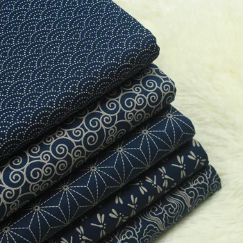 45x110cm Japan Style Cotton Linen Fabric Navy Blue Color National Prints Sewing Fabric for Handbags/Clothing DIY Patchwork
45x110cm Japan Style Cotton Linen Fabric Navy Blue Color National Prints Sewing Fabric for Handbags/Clothing DIY Patchwork