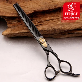 Fenice Professional JP440c 6.75 inch 7 inch titanium coated black Pet dog Grooming thinning shears Scissors
Fenice Professional JP440c 6.75 inch 7 inch titanium coated black Pet dog Grooming thinning shears Scissors