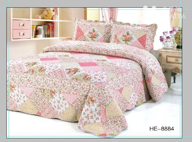QUILT trade boutique three-piece bed cover air conditioning is cotton printing bedding
QUILT trade boutique three-piece bed cover air conditioning is cotton printing bedding