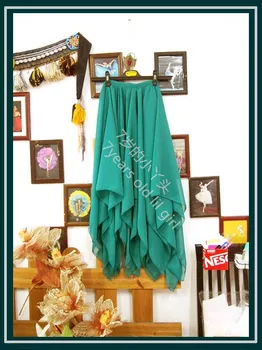 Chiffon belly dance skirt Italy chiffon 12 angle with 1 side slit long skirt EW52
Chiffon belly dance skirt Italy chiffon 12 angle with 1 side slit long skirt EW52