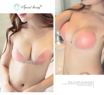 Free shipping!!!Special beauty Super Push Up Bar Silica gel skin color Front Closure No sense Lifting cup size 2 times thicker 
Free shipping!!!Special beauty Super Push Up Bar Silica gel skin color Front Closure No sense Lifting cup size 2 times thicker