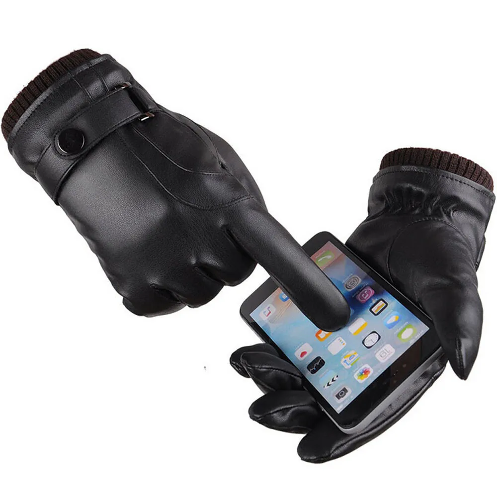 Men Thermal Winter keep warm Sports Leather Gloves BK Comfortable gloves L50/1224
Men Thermal Winter keep warm Sports Leather Gloves BK Comfortable gloves L50/1224