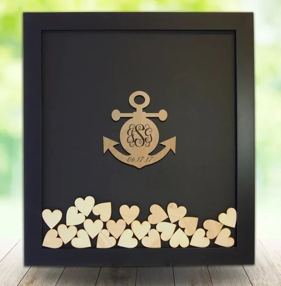 personalize anchor Wooden nautical Wedding Guest Book Alternative Guestbook Drop Top box wedding Guest Book hearts signature
personalize anchor Wooden nautical Wedding Guest Book Alternative Guestbook Drop Top box wedding Guest Book hearts signature