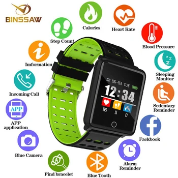 BINSSAW Smart Watch Sport Digital Bracelet Blood Pressure / Heart Rate Monitor Fitness Tracker Bracelet Android IOS Smart Watch
BINSSAW Smart Watch Sport Digital Bracelet Blood Pressure / Heart Rate Monitor Fitness Tracker Bracelet Android IOS Smart Watch