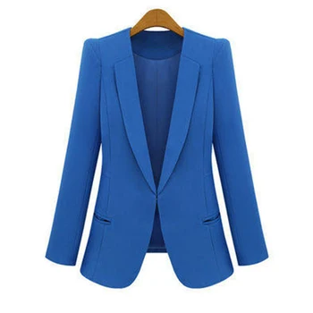Spring Autumn Fashion Tops Women Slim Blazers Long Sleeve Solid Leisure Western Style Suits Female Notched Blazers Plus Size 4XL
Spring Autumn Fashion Tops Women Slim Blazers Long Sleeve Solid Leisure Western Style Suits Female Notched Blazers Plus Size 4XL