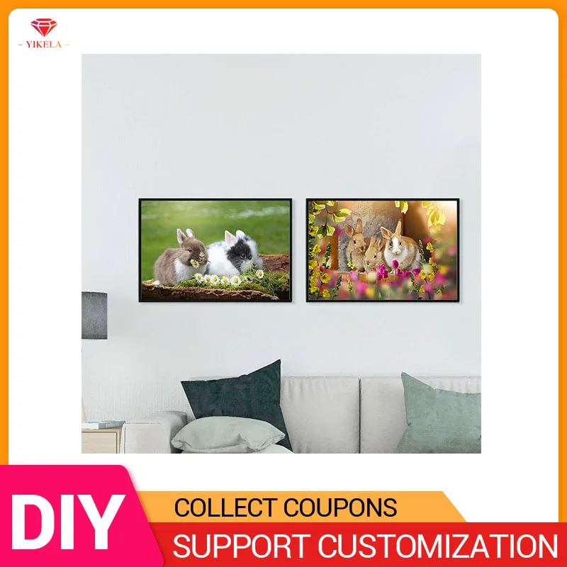 YIKELA 5D DIY Full Round/Square Diamond Painting Embroidery Animal And Landscape Home Decor Diamond Painting Embroidery Rabbit
YIKELA 5D DIY Full Round/Square Diamond Painting Embroidery Animal And Landscape Home Decor Diamond Painting Embroidery Rabbit