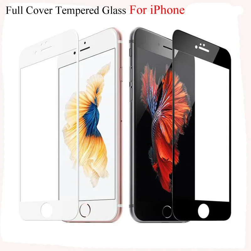 Color Full Screen Protector For iPhone XS Max XR 7 6 6S 8 Plus 5S Tempered Glass For iPhone X 7 8 plus Toughened Protective Film
Color Full Screen Protector For iPhone XS Max XR 7 6 6S 8 Plus 5S Tempered Glass For iPhone X 7 8 plus Toughened Protective Film
