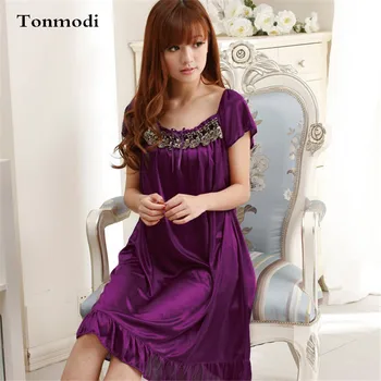 Enteros Long Lace Nightgown Women Summer Purple Embroidery Women's Sleep Lounge Nightgowns Sleepshirts
Enteros Long Lace Nightgown Women Summer Purple Embroidery Women's Sleep Lounge Nightgowns Sleepshirts