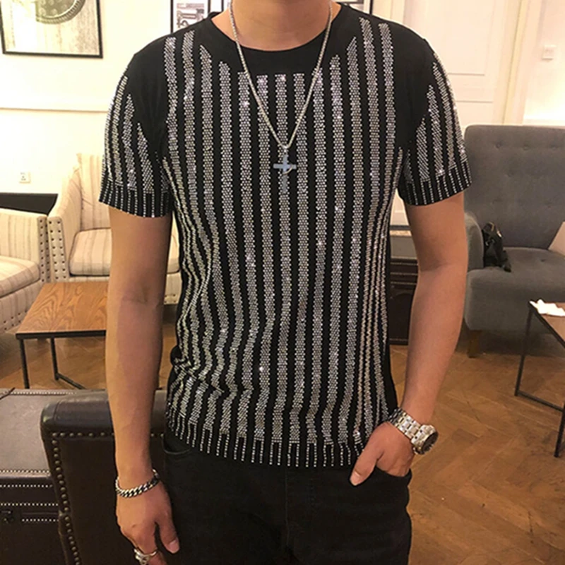 Spring and Summer Brand Hot Drill Men's T-shirt Short-sleeved top tees high quality tshirt man
Spring and Summer Brand Hot Drill Men's T-shirt Short-sleeved top tees high quality tshirt man
