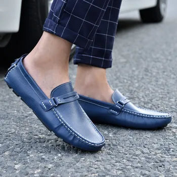 2020 Genuine Leather Men Casual Shoes Luxury Brand Mens Loafers Moccasins Breathable Slip on Black Driving Shoes Plus Size 2.5a
2020 Genuine Leather Men Casual Shoes Luxury Brand Mens Loafers Moccasins Breathable Slip on Black Driving Shoes Plus Size 2.5a
