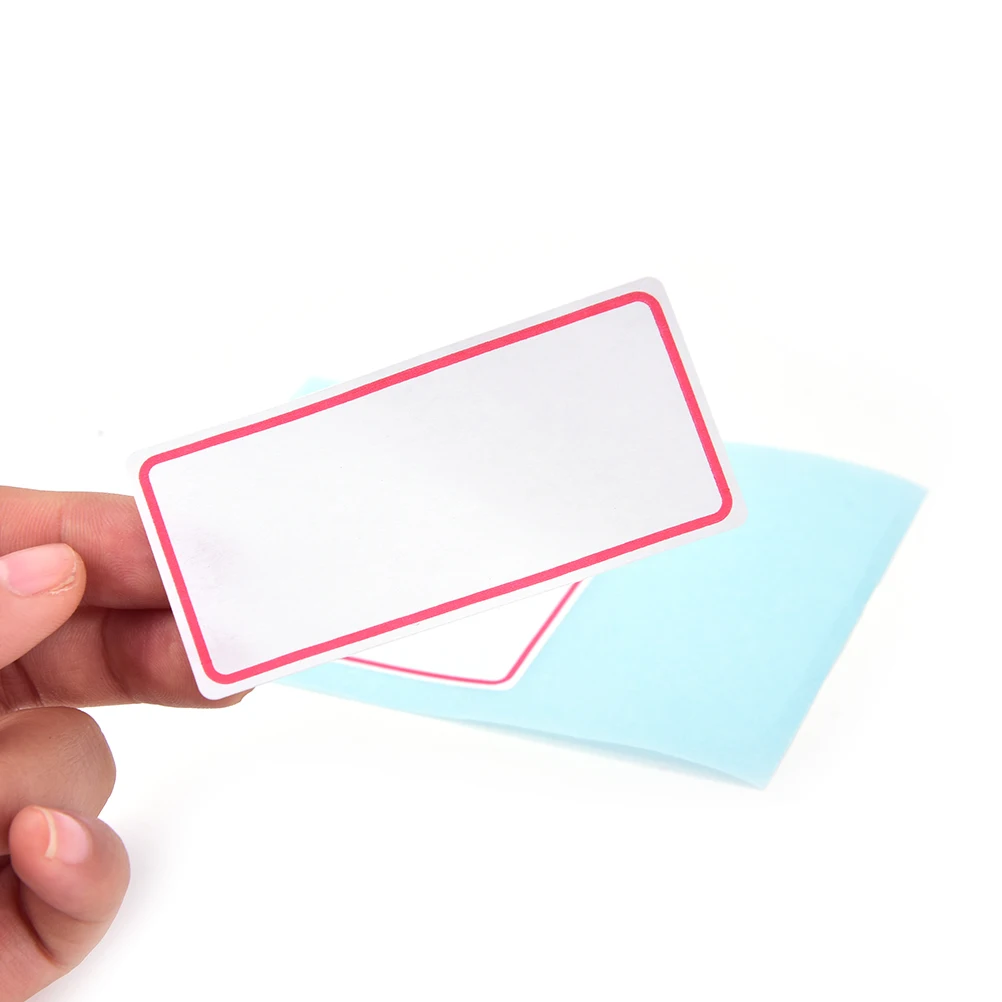 Details about   120pcs Blank Adhesive Label Note Bar Supplies School Office Stickers Name