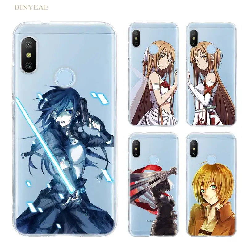 BINYEAE Sword Art Online TPU Case Cover for Xiaomi Redmi A2 lite 6 6A S2 4 4X 4A Note 4 4X 5 5A Pro Plus Mi A1 5X 8 SE 6X A2
BINYEAE Sword Art Online TPU Case Cover for Xiaomi Redmi A2 lite 6 6A S2 4 4X 4A Note 4 4X 5 5A Pro Plus Mi A1 5X 8 SE 6X A2