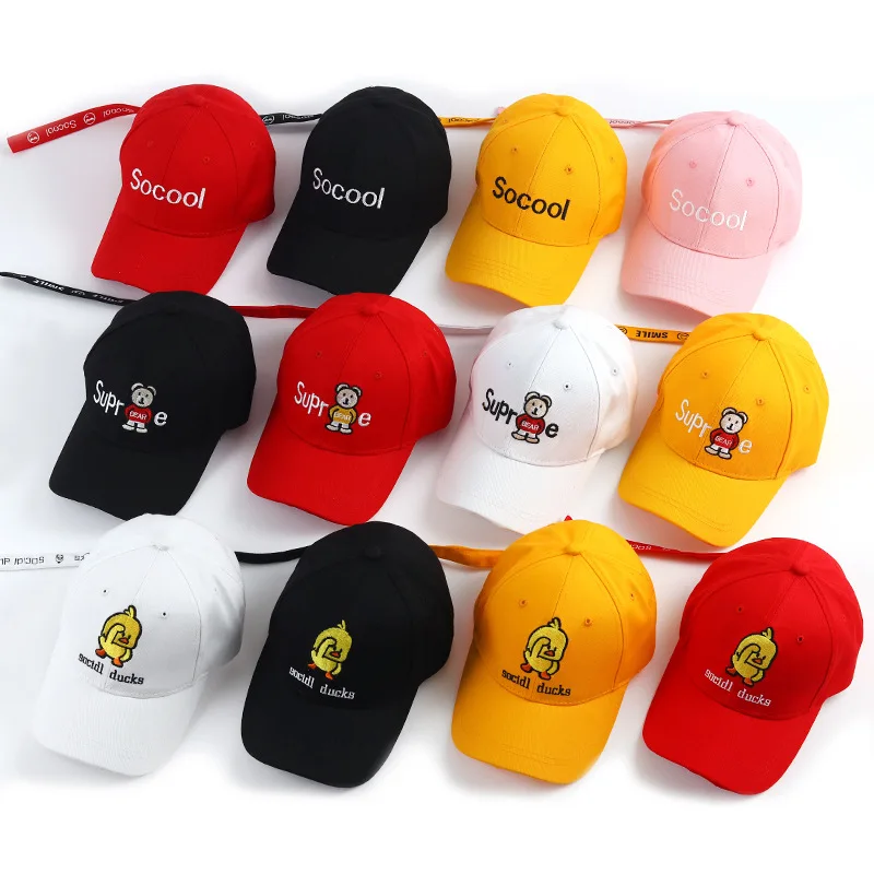 wholesale Spring Kids Casual Baseball Caps Cartoon Embroidery Snapback Hats Child Sport Duck Trucker Hats Casquette Gorros
wholesale Spring Kids Casual Baseball Caps Cartoon Embroidery Snapback Hats Child Sport Duck Trucker Hats Casquette Gorros