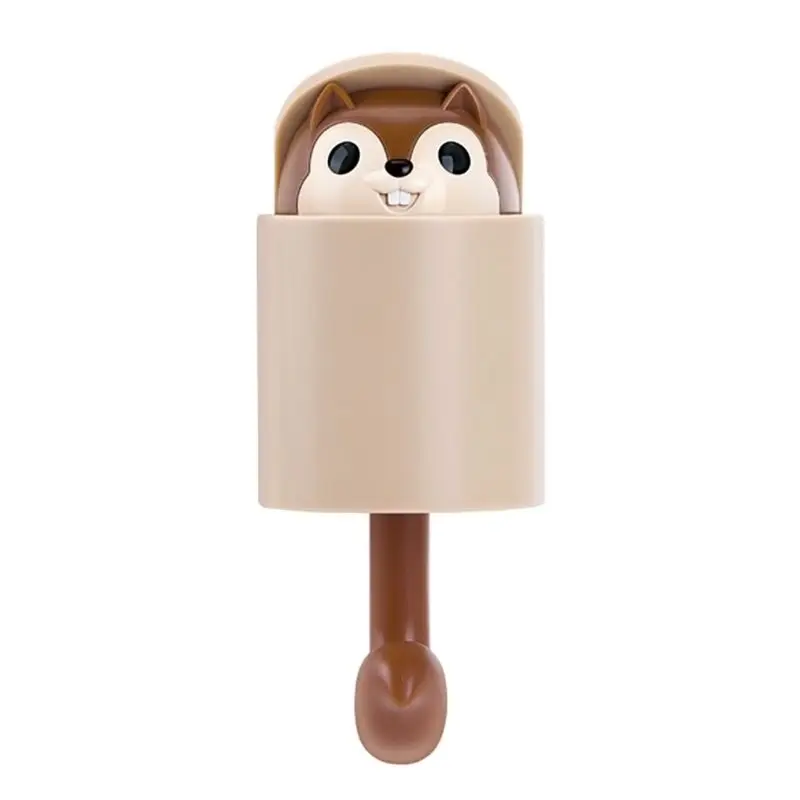 Cute Squirrel Plastic Wall Mounted Adhesive Hook Non-Trace Sticker Bathroom Bedroom Door Hat Clothes Towel Hanger Home Decor
Cute Squirrel Plastic Wall Mounted Adhesive Hook Non-Trace Sticker Bathroom Bedroom Door Hat Clothes Towel Hanger Home Decor