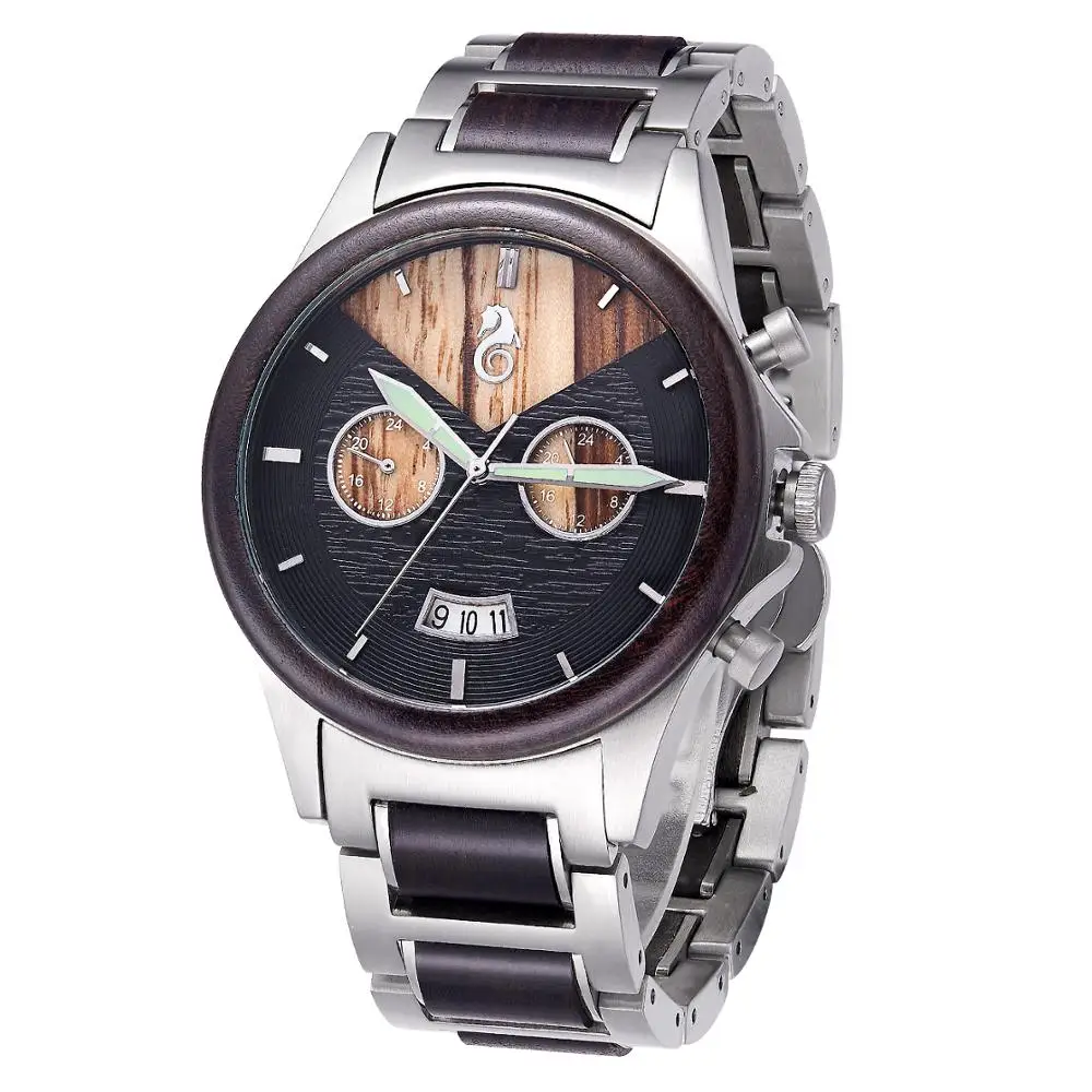 TJW Wood Wrist Watch | Classic Collection Analog Watch | Wood and Stainless Steel Watch | Water Resistant
TJW Wood Wrist Watch | Classic Collection Analog Watch | Wood and Stainless Steel Watch | Water Resistant