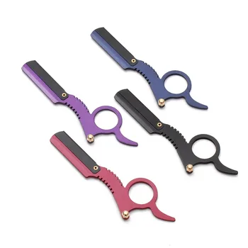 50Pcs Wholesale Customized Logo Men Straight Edge Classic Barber Edge Razor Hair / Beard Shaving Knife Hair Removal Tools C6111
50Pcs Wholesale Customized Logo Men Straight Edge Classic Barber Edge Razor Hair / Beard Shaving Knife Hair Removal Tools C6111