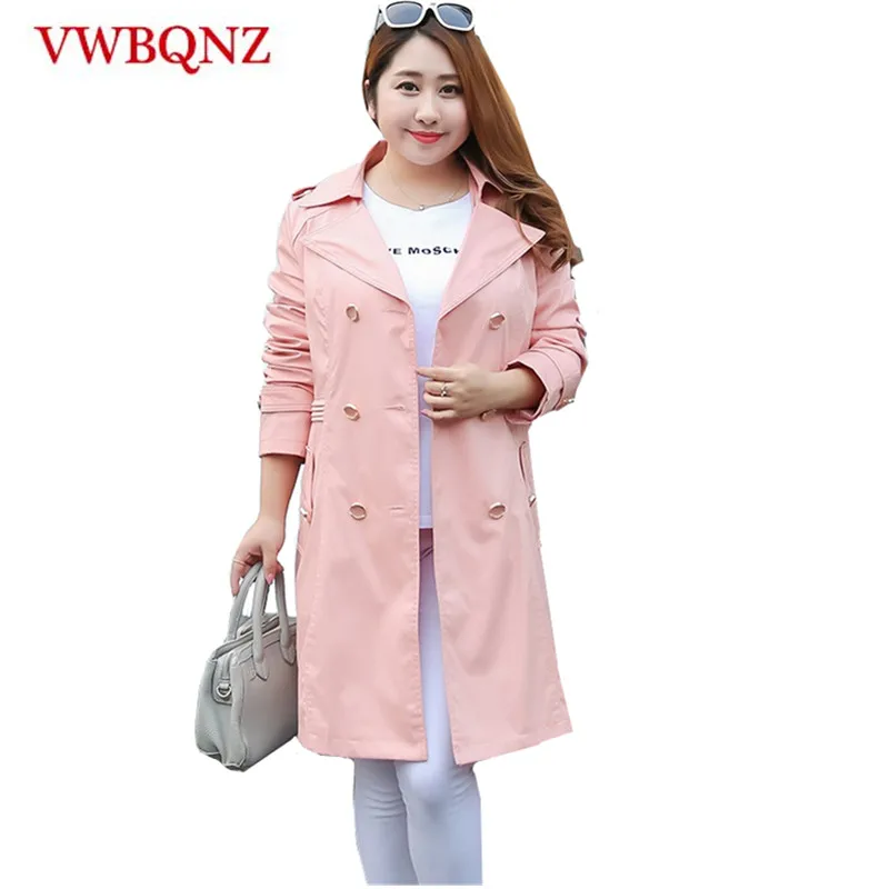 Oversized Female Windbreaker Coat Boutique Clothing 2018 Fashion Casual Slim Long-sleeve Outerwear Medium long Trench Coats 6XL
Oversized Female Windbreaker Coat Boutique Clothing 2018 Fashion Casual Slim Long-sleeve Outerwear Medium long Trench Coats 6XL