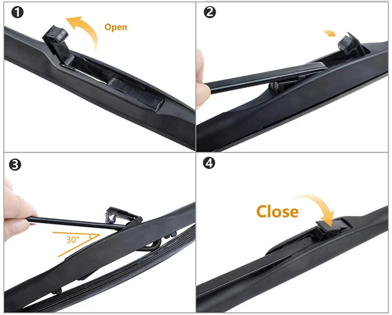 Michelin Guardian Hybrid Wiper Blade Size Chart