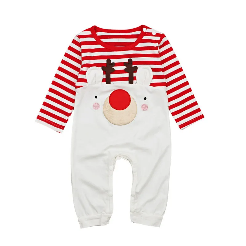 Newborn Baby Girls Spring Autumn Clothing Christmas Striped Jumpsuit Romper children's Clothing Jumpsuit For 0-18M Baby
Newborn Baby Girls Spring Autumn Clothing Christmas Striped Jumpsuit Romper children's Clothing Jumpsuit For 0-18M Baby