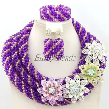 2015 Latest Nigerian Purple African Wedding Beads Crystal Jewelry Set African Costume Jewelry Sets Free Shipping AMJ526
2015 Latest Nigerian Purple African Wedding Beads Crystal Jewelry Set African Costume Jewelry Sets Free Shipping AMJ526