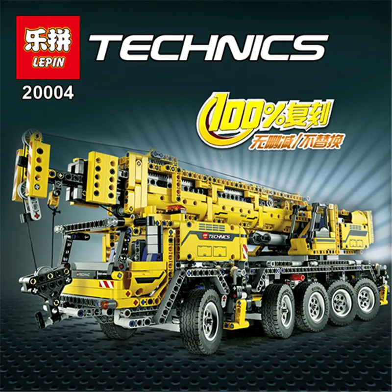 LEPIN 20004 Technic Motor Power Mobile Crane Mk II Model 2606Pcs Building Kits DIY Block Assemble Bricks Christmas Gift 42009
LEPIN 20004 Technic Motor Power Mobile Crane Mk II Model 2606Pcs Building Kits DIY Block Assemble Bricks Christmas Gift 42009