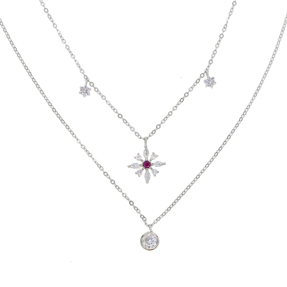 new arrival dainty delicate clover flower lucky girl chain cz charm 100% 925 sterling silver double layer necklaces
new arrival dainty delicate clover flower lucky girl chain cz charm 100% 925 sterling silver double layer necklaces