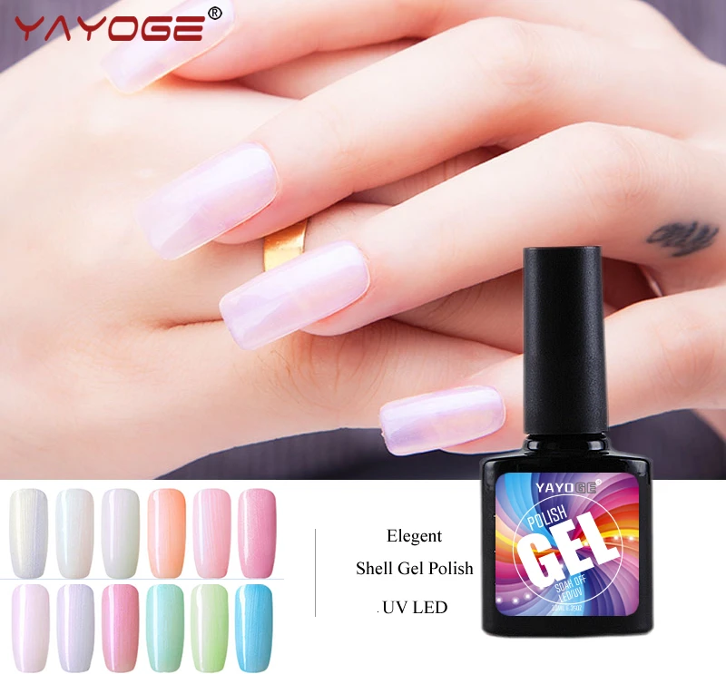 YAYOGE 10ml Nail Elegant Shell Gel Polish 12 Color UV LED Nail Art Colored Varnish Long Lasting Lacquer Soak off Manicure
YAYOGE 10ml Nail Elegant Shell Gel Polish 12 Color UV LED Nail Art Colored Varnish Long Lasting Lacquer Soak off Manicure