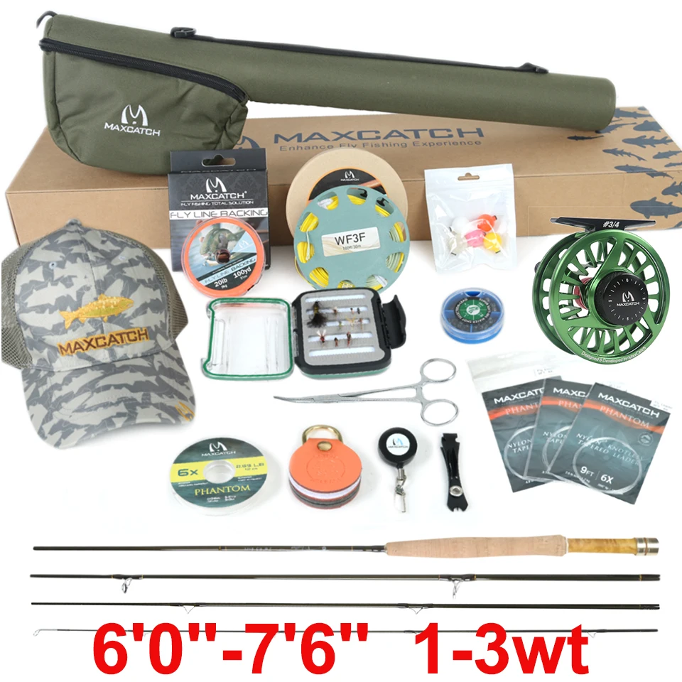 Maximumcatch Maxcatch v-feather Fly Fishing Rod and Reel Complete Kit Light Weight Small Stream Creek
Maximumcatch Maxcatch v-feather Fly Fishing Rod and Reel Complete Kit Light Weight Small Stream Creek