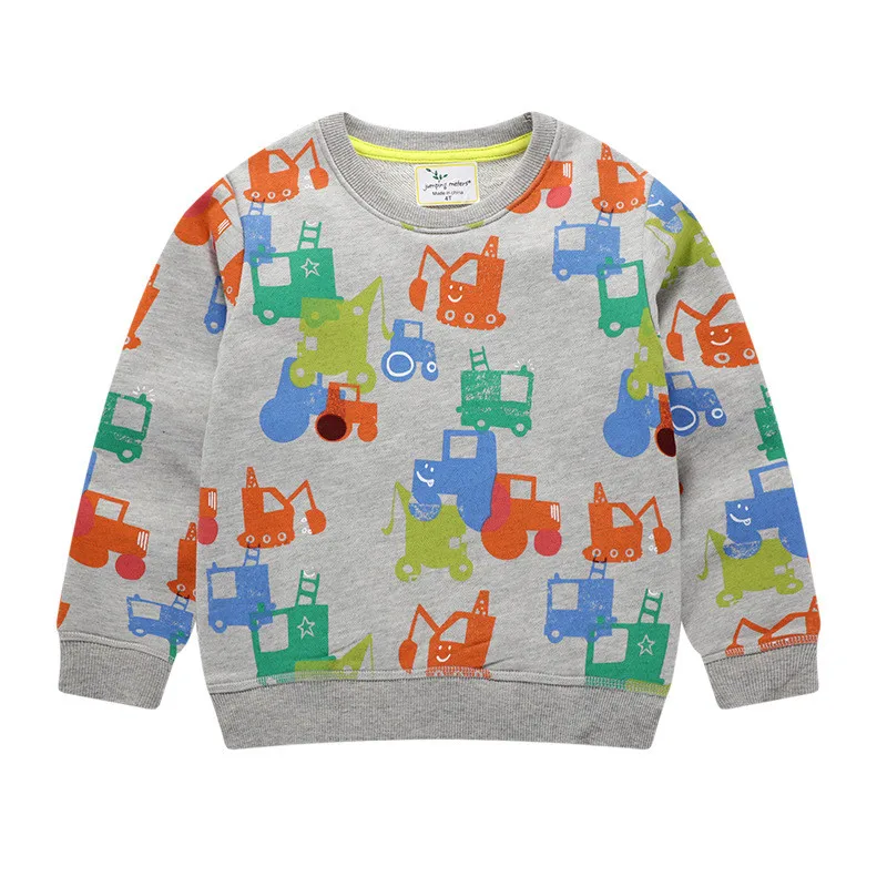 Jumping Meters Autumn Spring Boys Sweatshirts Baby Girls Cotton Fashion Forklifts Clothes Long Sleeve Hoody Children Shirts Boys
Jumping Meters Autumn Spring Boys Sweatshirts Baby Girls Cotton Fashion Forklifts Clothes Long Sleeve Hoody Children Shirts Boys
