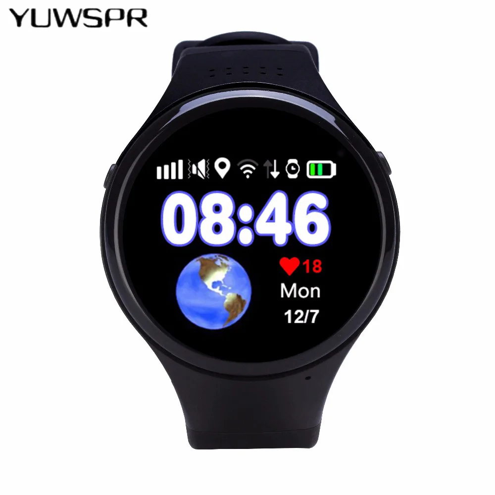 

Super GPS tracking watch Children old man baby smart watch T88 SOS Emergency 1.22" touch screen Anti-lost WIFI LBS AGPS Location