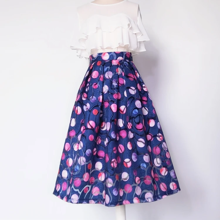 New Style Women Tutu Skirt Spring Summer Fall Natural Waist Middle Long Printing Blue Skirt XHSD-3235
New Style Women Tutu Skirt Spring Summer Fall Natural Waist Middle Long Printing Blue Skirt XHSD-3235