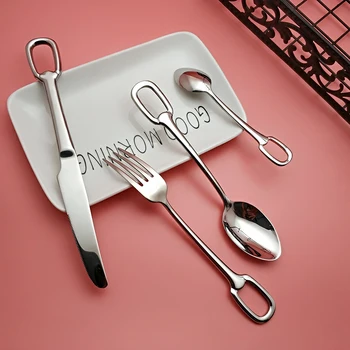 Hot Sale 4 pcs Silver Hole Dinnerware 304 Stainless Steel Knife Fork Spoon Cutlery Kitchen Food Tableware Flatware Dining Set
Hot Sale 4 pcs Silver Hole Dinnerware 304 Stainless Steel Knife Fork Spoon Cutlery Kitchen Food Tableware Flatware Dining Set
