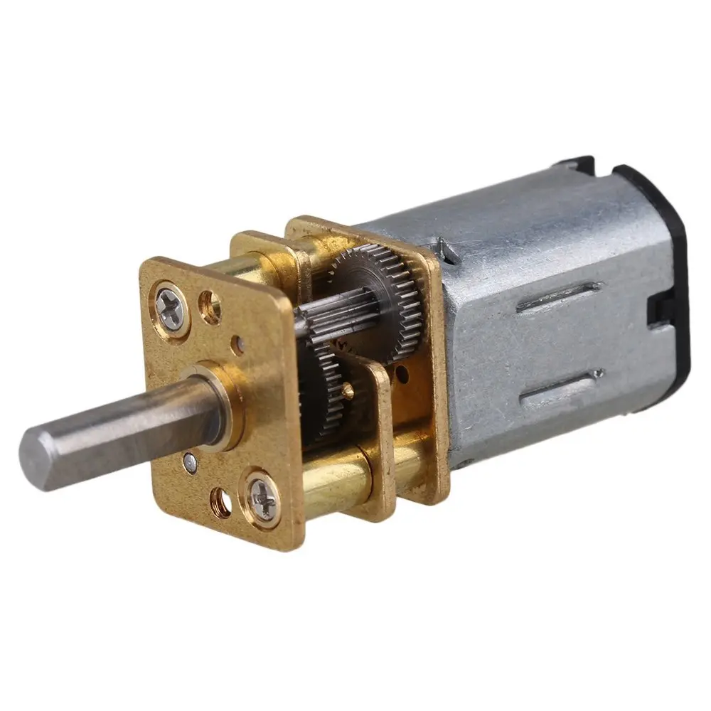 12mm Silver GA12-N20 200RPM Miniature Metal Electric 6v DC Gear Motor Gearwheel with 10mm Output Shaft
12mm Silver GA12-N20 200RPM Miniature Metal Electric 6v DC Gear Motor Gearwheel with 10mm Output Shaft
