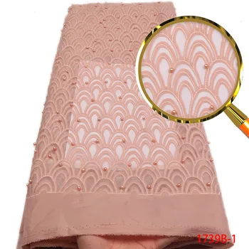 Tulle Lace Fabric African Lace Fabric 2018 High Quality Lace With Beades Embroidery African French Tulle Lace Fabric PGC1739B-2
Tulle Lace Fabric African Lace Fabric 2018 High Quality Lace With Beades Embroidery African French Tulle Lace Fabric PGC1739B-2