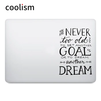 "Never Too Old" Cslewis Quote Decal Laptop Sticker for Apple MacBook Pro Air Retina 11 12 13 14 15 inch Mac Book Notebook Skin
"Never Too Old" Cslewis Quote Decal Laptop Sticker for Apple MacBook Pro Air Retina 11 12 13 14 15 inch Mac Book Notebook Skin