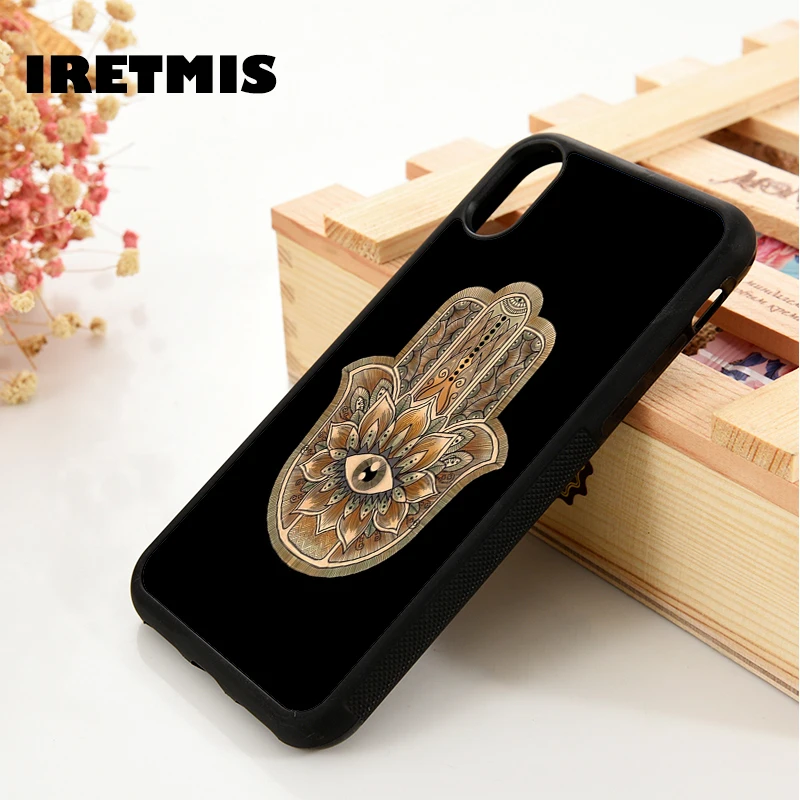 Iretmis 5 5S SE 6 6S Silicone Rubber phone case cover for iPhone 7 8 plus X Xs Max XR Hamsa Evil Eye Guard Hand Henna Pattern
Iretmis 5 5S SE 6 6S Silicone Rubber phone case cover for iPhone 7 8 plus X Xs Max XR Hamsa Evil Eye Guard Hand Henna Pattern