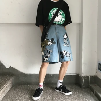2019 Summer New Cartoon Animal Print Men's Trend Loose Five Points Simple Wild Casual Denim Shorts S-XL Hip Hop
2019 Summer New Cartoon Animal Print Men's Trend Loose Five Points Simple Wild Casual Denim Shorts S-XL Hip Hop