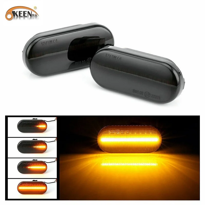 OKEEN 2pcs Car Led Dynamic Side Marker Lights Flowing Turn Signal Light For Volkswagen VW Bora Golf Lupo Polo Ford Fusion Focus
OKEEN 2pcs Car Led Dynamic Side Marker Lights Flowing Turn Signal Light For Volkswagen VW Bora Golf Lupo Polo Ford Fusion Focus