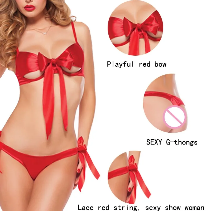 Комплект белья с бондажными лентами купить со скидкой в секс шопе  Женское белье, одежда  Комплекты белья