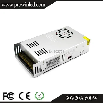 Metal 600W switching power supply 30 volt 20amp power source ac 110v/220v converter 30v led driver 27v 42v lighting transformer
Metal 600W switching power supply 30 volt 20amp power source ac 110v/220v converter 30v led driver 27v 42v lighting transformer