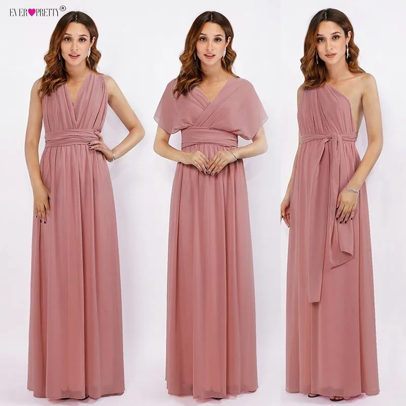 New Arrival Chiffon Long Bridesmaid Dresses Vestido da dama de honra Multiway Wrap Convertible Wedding Party Gowns Ever Pretty
New Arrival Chiffon Long Bridesmaid Dresses Vestido da dama de honra Multiway Wrap Convertible Wedding Party Gowns Ever Pretty