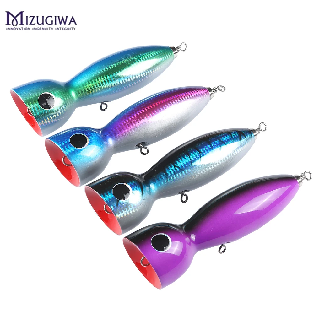 Artificial Big Fishing Lures Kit 3D Eyes Hard GT Popper Lures Loud Sound For Bass Bluefish Tuna Popper With SaltwaterFreshwater
Artificial Big Fishing Lures Kit 3D Eyes Hard GT Popper Lures Loud Sound For Bass Bluefish Tuna Popper With SaltwaterFreshwater