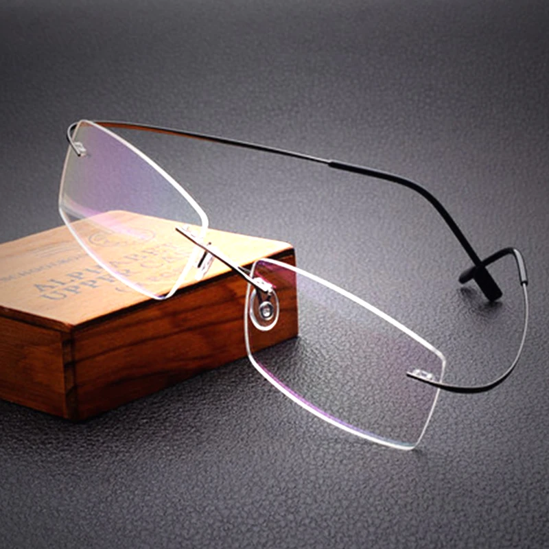 Free Shipping 100%pure titanium Rimless brand eyeglasses frames men Women optical frame spectacle frame eye prescription glasses
Free Shipping 100%pure titanium Rimless brand eyeglasses frames men Women optical frame spectacle frame eye prescription glasses