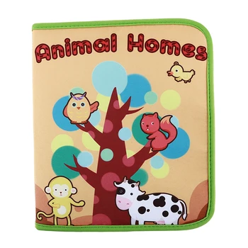 Baby Quiet Book Toys For Children Learning Educational Toy Cartoon Animal Cognition Cloth Book Children Toys Activity Books
Baby Quiet Book Toys For Children Learning Educational Toy Cartoon Animal Cognition Cloth Book Children Toys Activity Books