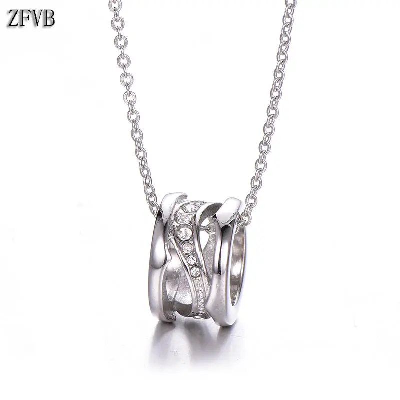 ZFVB Fashion Crystal Pendant Necklaces Women Stainless Steel Wedding Necklace & Pendant Party Jewelry Birthday Gifts for Girls
ZFVB Fashion Crystal Pendant Necklaces Women Stainless Steel Wedding Necklace & Pendant Party Jewelry Birthday Gifts for Girls