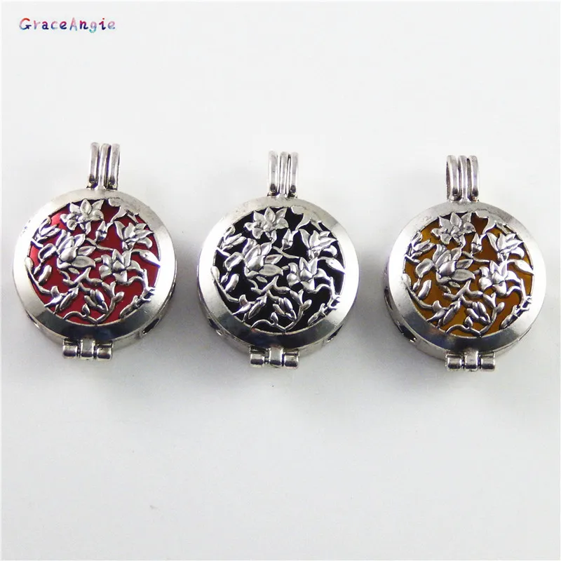 GraceAngie 1PC Beautiful Flower Pattern Necklace Pendant Perfume Essential Oil Diffuser Elegant Cage Locket DIY Jewelry Crafts
GraceAngie 1PC Beautiful Flower Pattern Necklace Pendant Perfume Essential Oil Diffuser Elegant Cage Locket DIY Jewelry Crafts