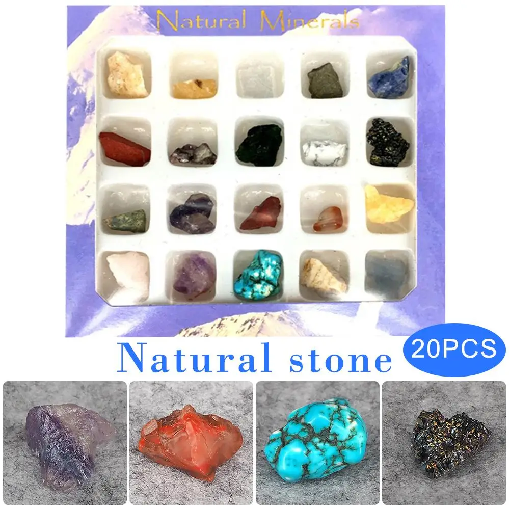 1PC 20pcs Irregular Tumbled Mini Ores Nature Stones Collection Art Ornament Decoration Set Gifts
1PC 20pcs Irregular Tumbled Mini Ores Nature Stones Collection Art Ornament Decoration Set Gifts