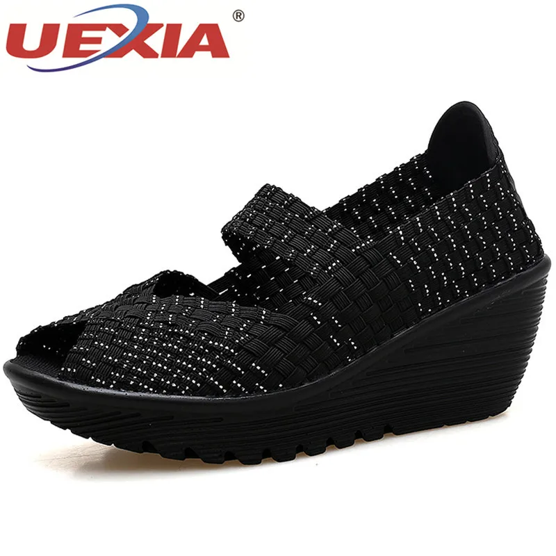 UEXIA Breathable Increase Hand Elastic Woven Shoes Casual Women Shoes Slip On Loafers Flats Shoes Female Handmade Woven Shoes
UEXIA Breathable Increase Hand Elastic Woven Shoes Casual Women Shoes Slip On Loafers Flats Shoes Female Handmade Woven Shoes