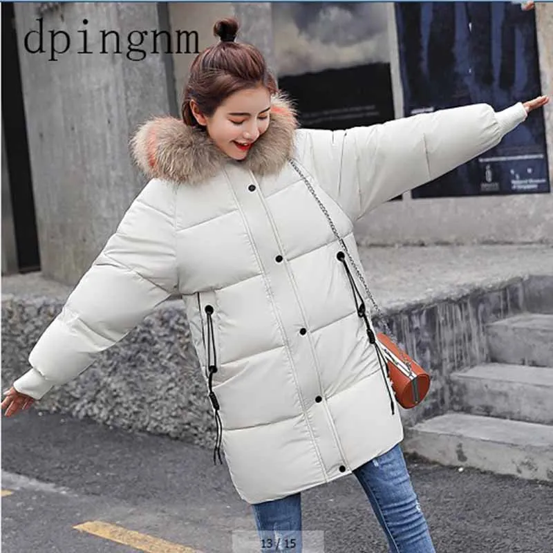 Big fur winter coat thickened parka women stitching slim long winter coat down cotton ladies down parka down jacket women 2018
Big fur winter coat thickened parka women stitching slim long winter coat down cotton ladies down parka down jacket women 2018